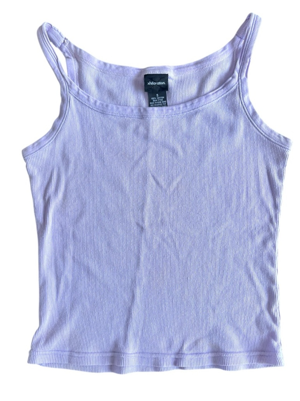 Xhilaration Lavender Ribbed Tank Top - Women
